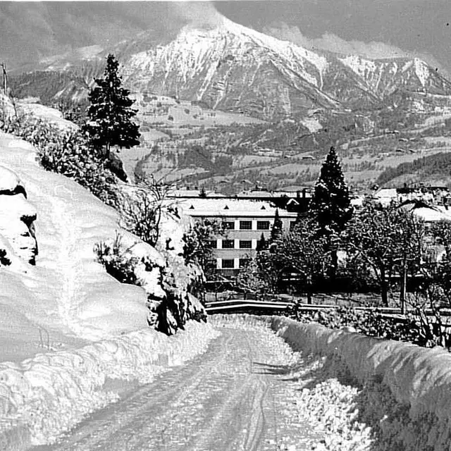 Exposition photo Cluses enneigée_Cluses