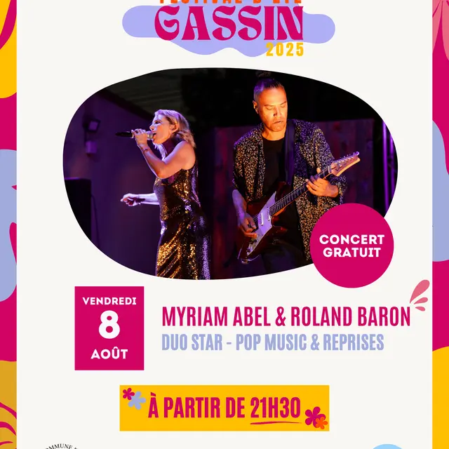 Festival d'été 2025-Concert Myriam Abel et Roland Baron