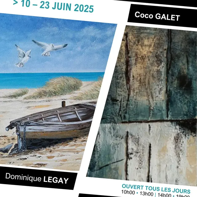 Exposition de Dominique LEGAY & Coco GALET à La Petite Ecole_Sainte-Marie-de-Ré