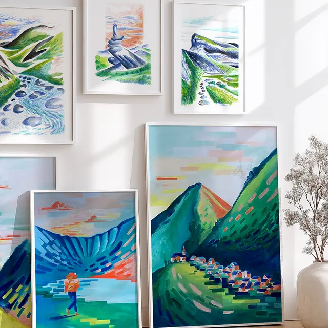 Vernissage d'Aurore VIGNERON - artiste illustratice et peintre muraliste - Galerie d'art Barbara Thollot_Samoëns