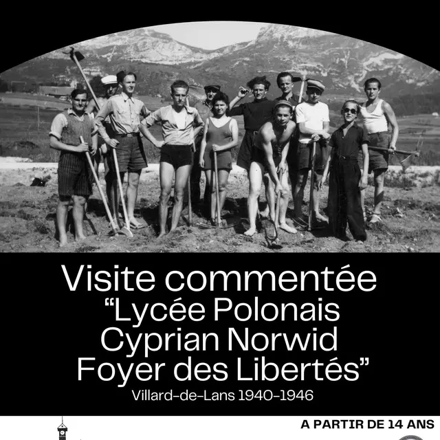 Visite commentée de l'exposition sur l'histoire du Lycée polonais Cyprian Norwid_Villard-de-Lans