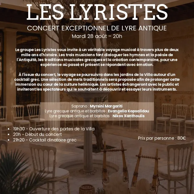 Concert exceptionnel des Lyristes_Beaulieu-sur-Mer