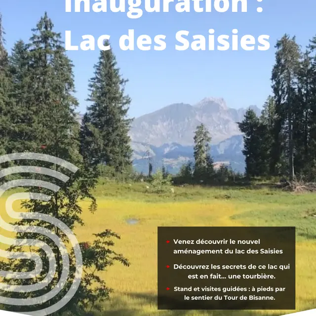 Inauguration du lac des Saisies - fête de la Myrtille_Les Saisies
