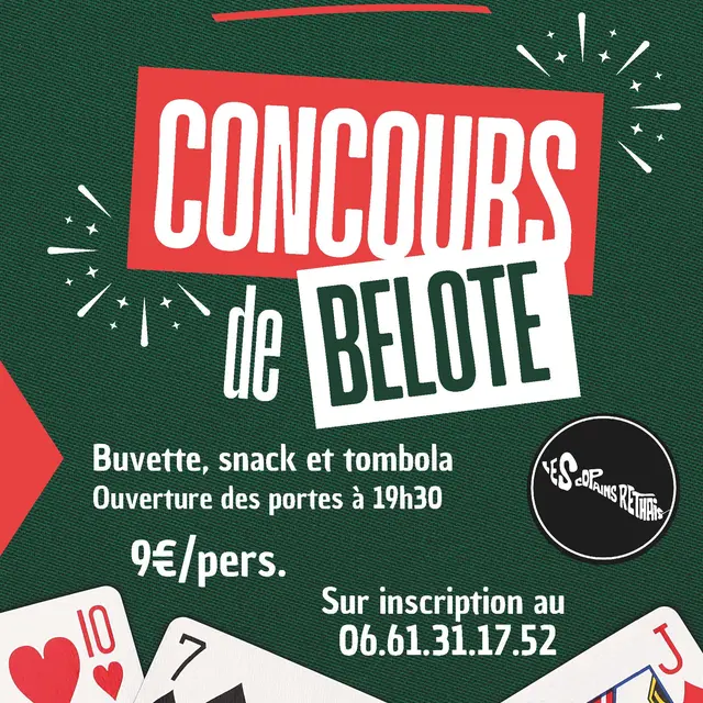 Concours de belote par les Copains Réthais_Loix