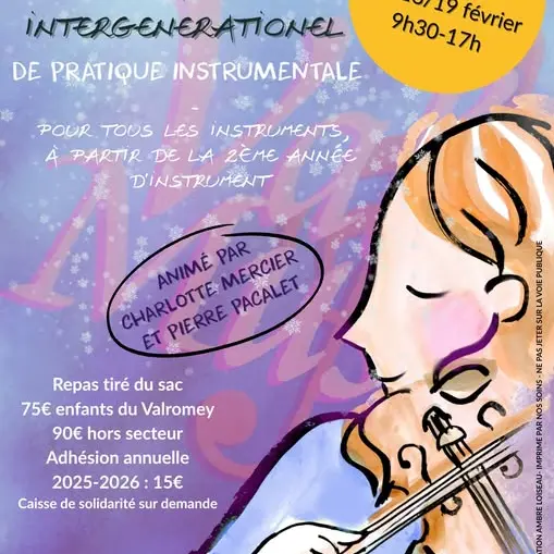 Stage de pratique instrumentale à Lompnieu_Valromey-sur-Séran