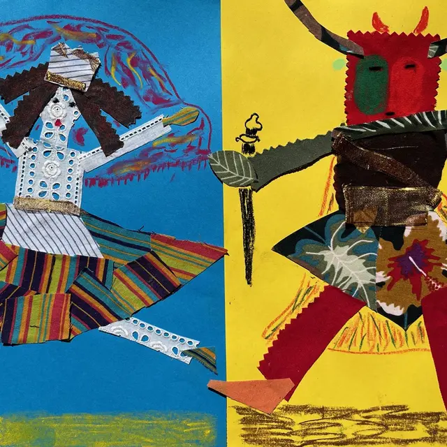 Visuel visite créative - personnage fantastique