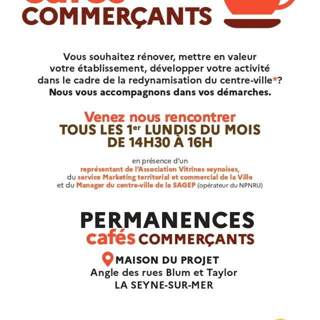 Permanences - Cafés commerçants_La Seyne-sur-Mer
