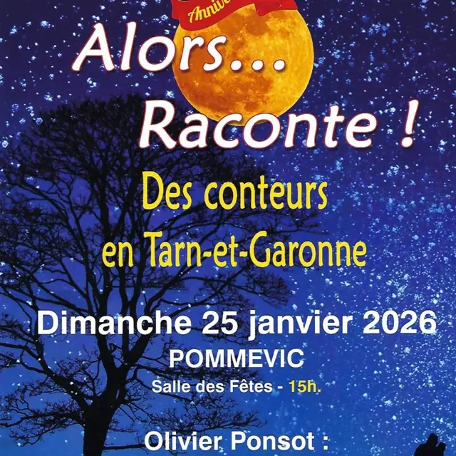 Alors. . . Raconte! 30e Festival_Pommevic