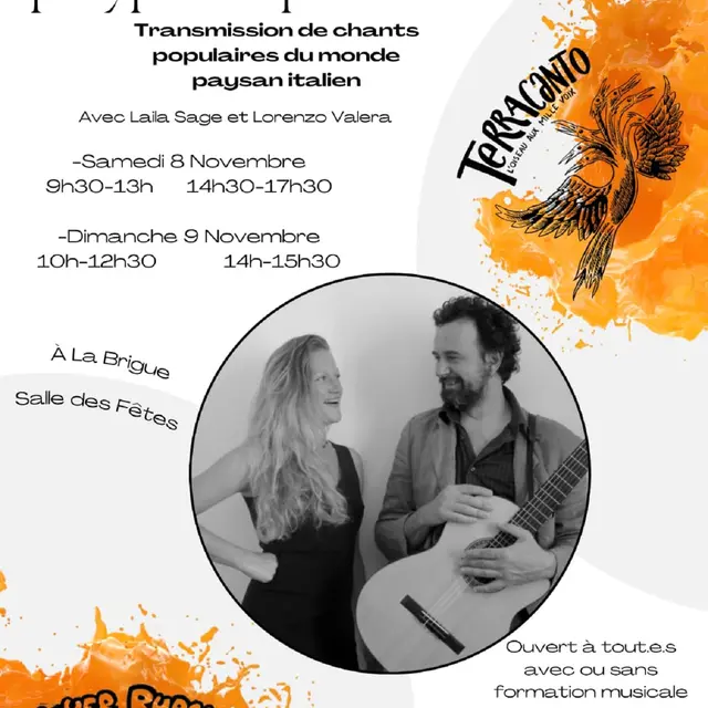 Stage de Chant, Foyer Rural_La Brigue