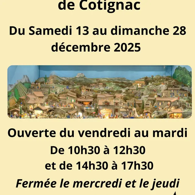Exposition : Crèche panoramique_Cotignac