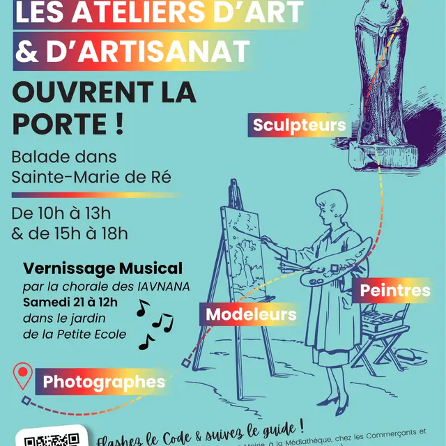 Balade guidée des ateliers d’art & d’artisanat_Sainte-Marie-de-Ré