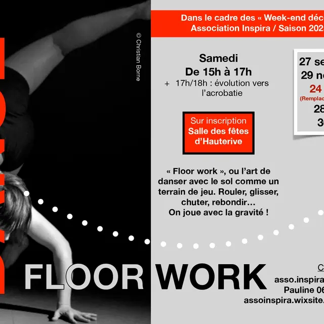 Floor Work : atelier dansé au sol_Hauterive