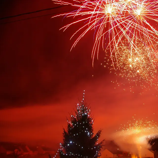 Bal et feu d'artifice