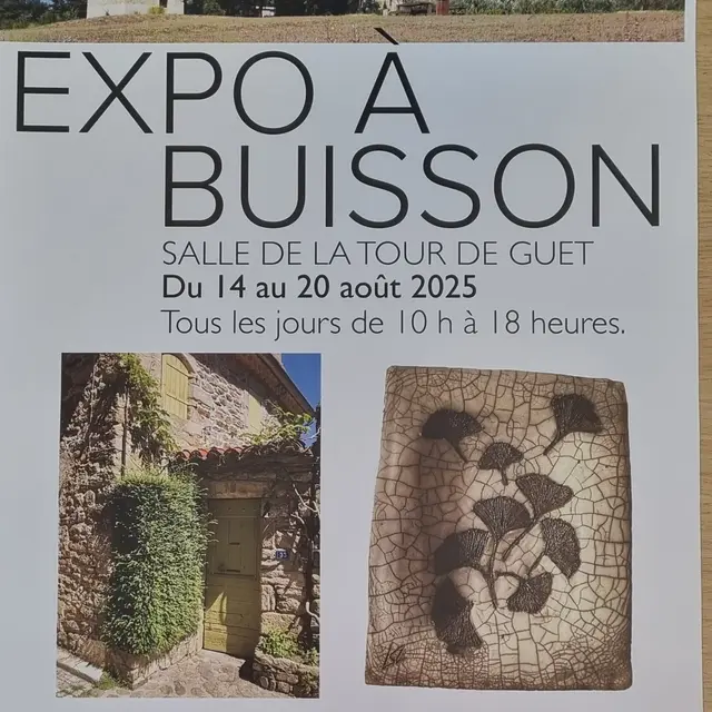 Exposition photos et céramiques - Annie Vallelian et José Hacheppe MURO_Buisson