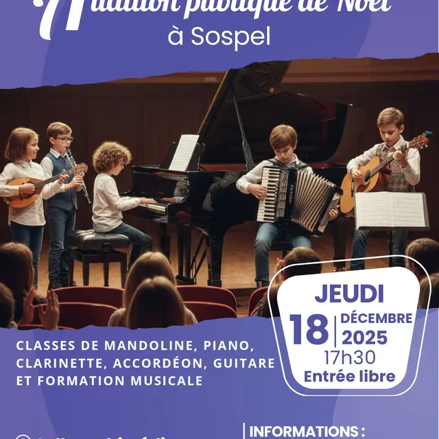 Audition publique de Noël_Sospel