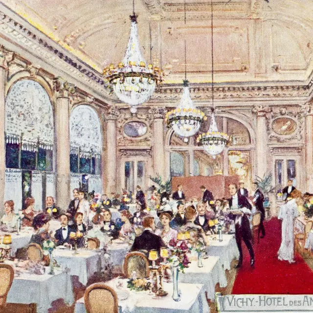 G. Stein. Hôtel des Ambassadeurs : salle de restaurant