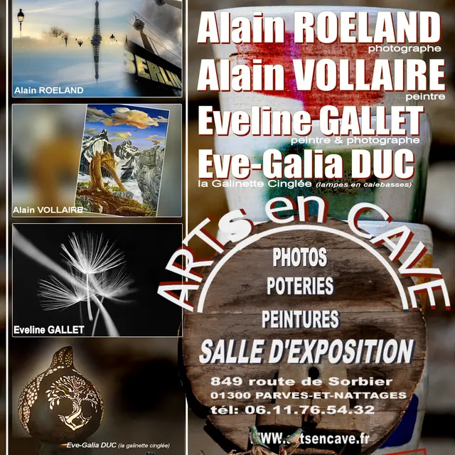 ARTs EN CAVE - Expo Photos, Peinture, Poterie, Artisanat
