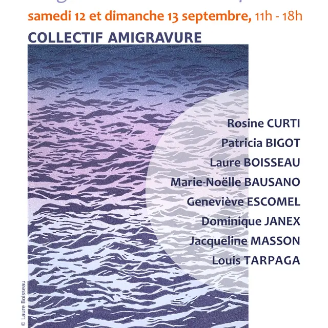 Exposition de gravure Au gré du vent et de la presse_Les Échelles