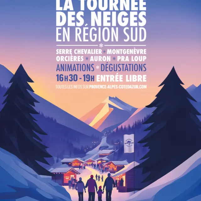 Tournée des neiges Région Sud_Saint-Chaffrey