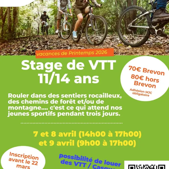 Stage de VTT pour les 11/14 ans_Habère-Poche