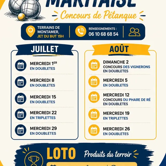 Concours de pétanque_Sainte-Marie-de-Ré