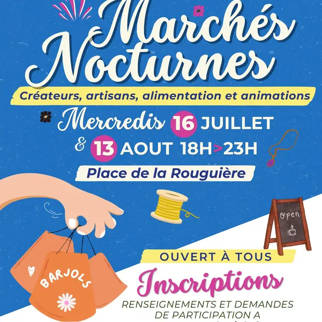 Marché nocturne_Barjols