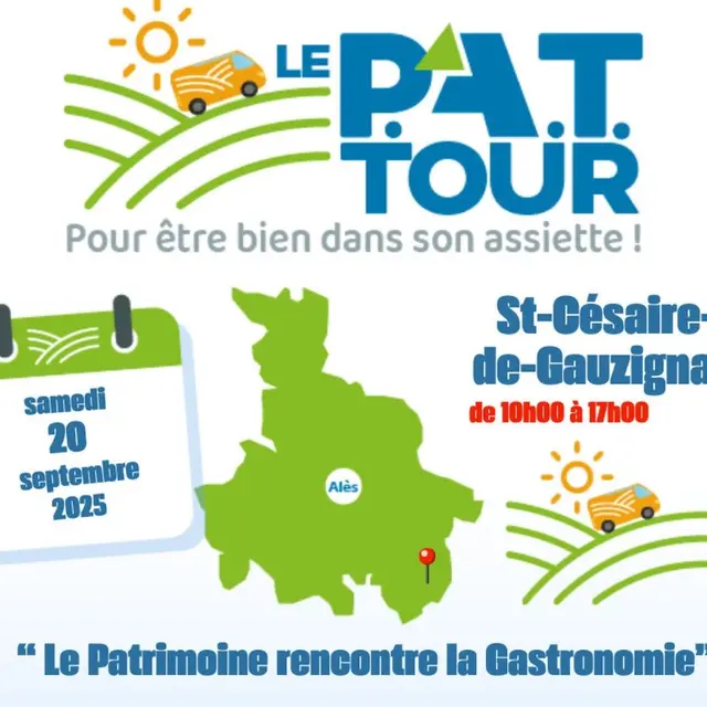 JEP 2025 - PAT TOUR - Le Patrimoine rencontre la Gastronomie_Saint-Césaire-de-Gauzignan