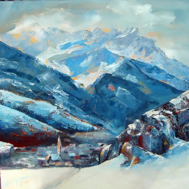 Exposition de peintures. Kay._Taninges