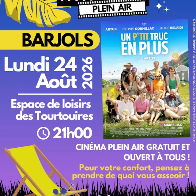 Cinéma en plein air : Un p'tit truc en plus_Barjols