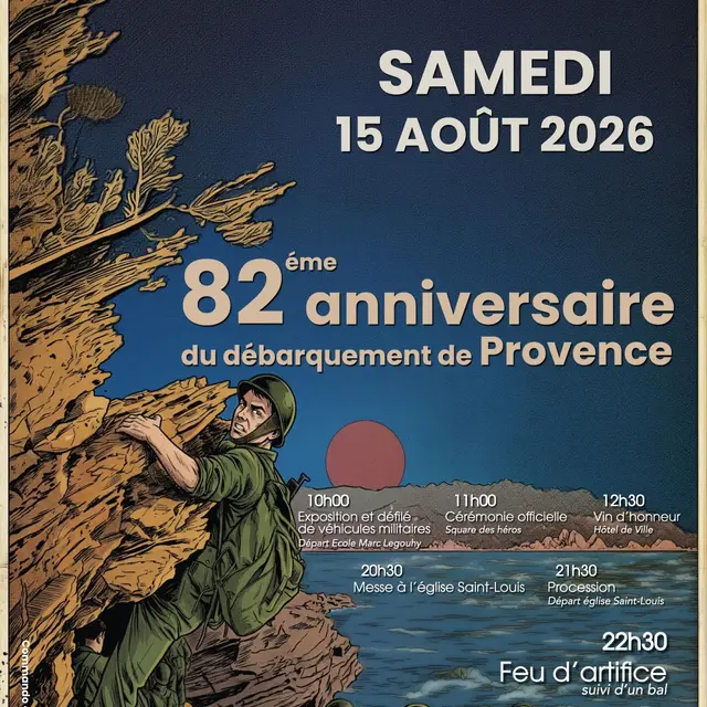 82 ème Anniversaire du débarquement en Provence_Le Lavandou