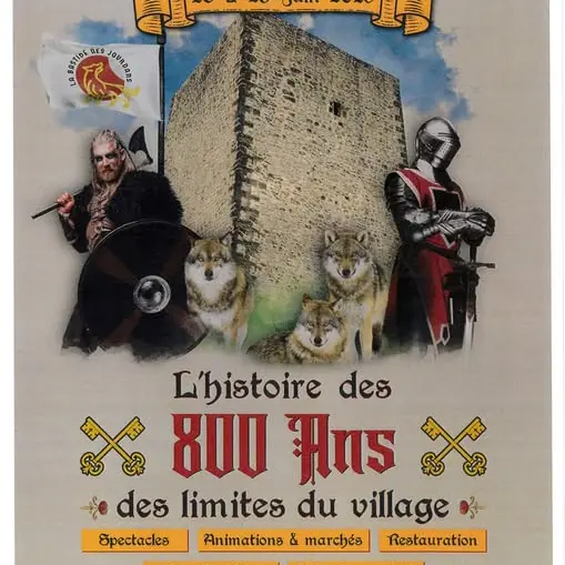 Fête Médiéval à La Bastide des Jourdans : L'hisoire des 800 ans des limites du village_La Bastide-des-Jourdans