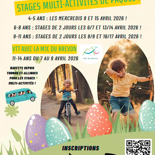 Stage multi-activités de 2 jours pour les 4/5 ans_Habère-Poche