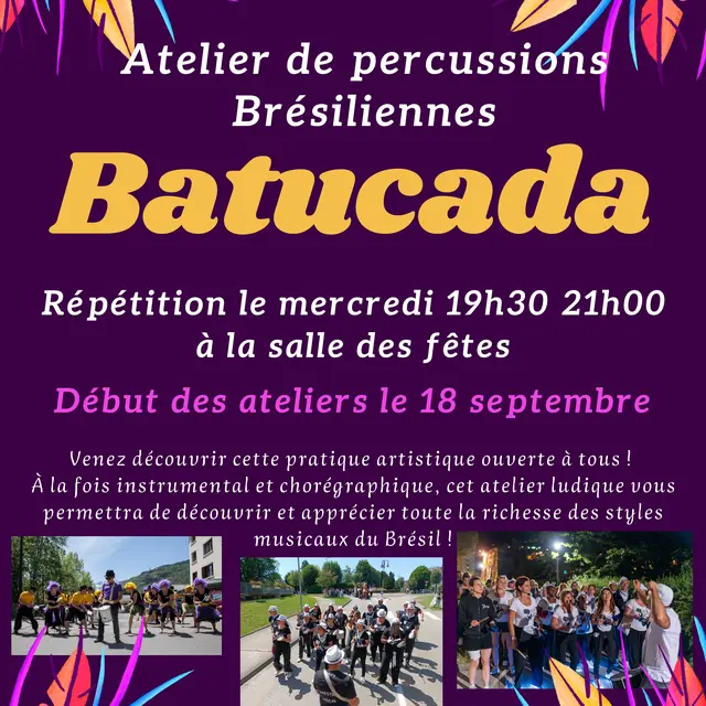 Atelier percussions