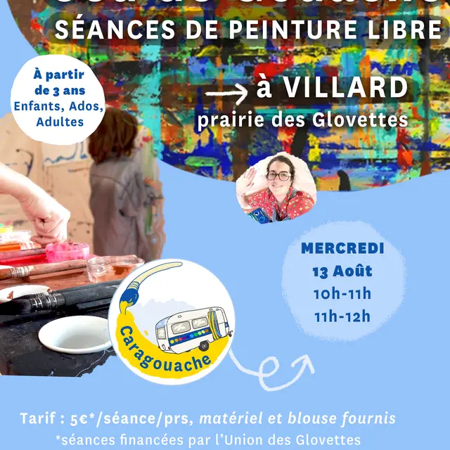 Séance de peinture libre_Villard-de-Lans