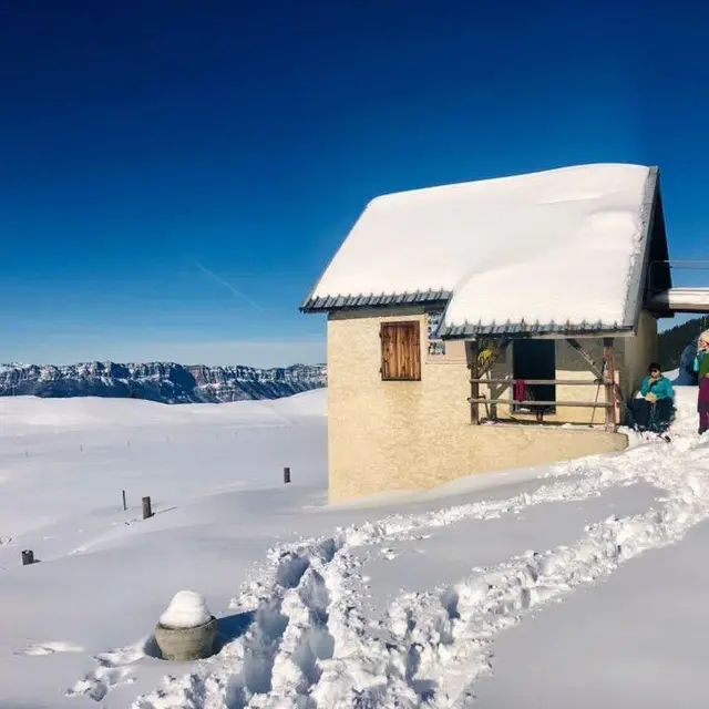 Ma première nuit en refuge ( hiver)