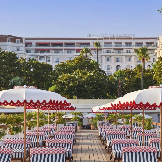 Ciro's Cannes, La plage privée du Majestic_Cannes