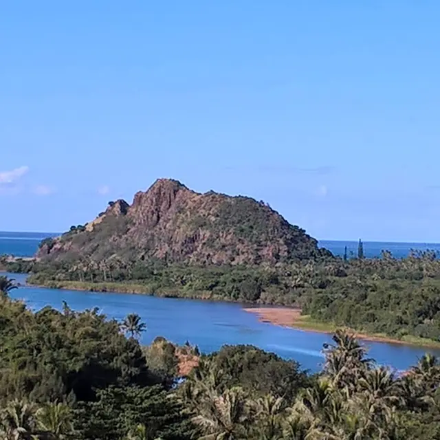 Vue de l'ancien sentier du mineur