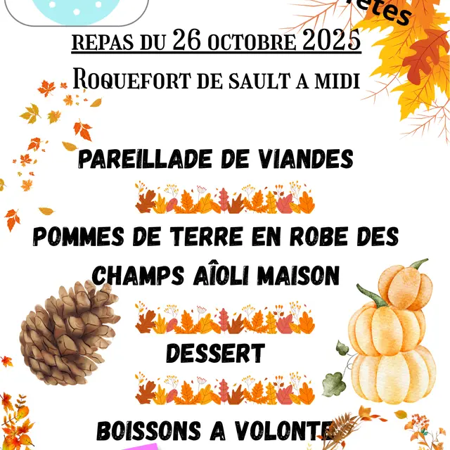 Repas d'Octobre_Roquefort-de-Sault