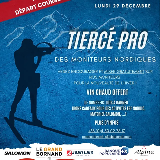 Tiercé pro des moniteurs de l'ESF Nordic_Le Grand-Bornand