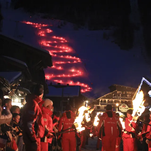 descente aux flambeaux morzine