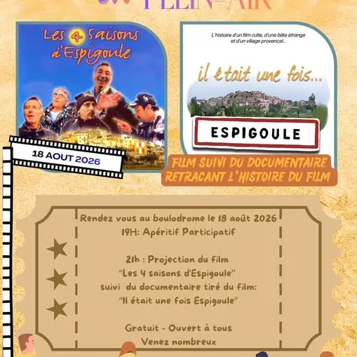 Ciné plein air : Les 4 saisons d'Espigoule_Esparron de Pallières
