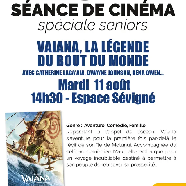 Ciné Seniors - Vaiana, la légende du bout du monde_Lambesc