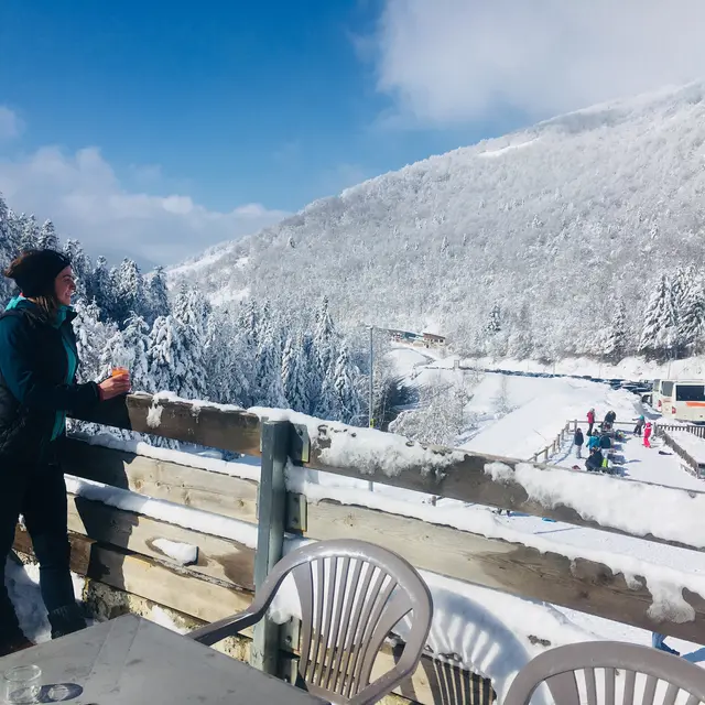 Terrasse cafétéria Ascou Pailhères