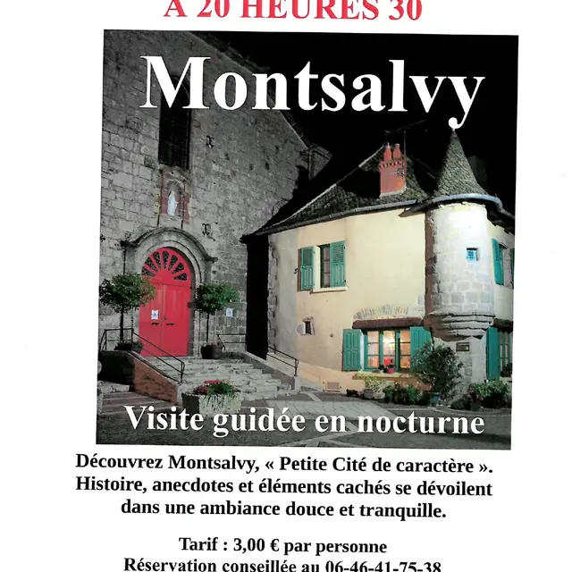 Visite guidée nocturne de Montsalvy_Montsalvy