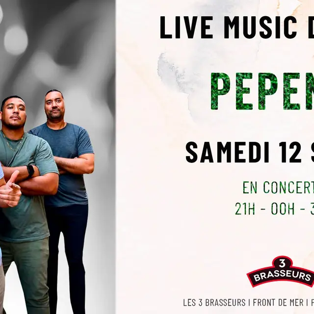 Pepena en concert aux 3 Brasseurs Tahiti_Papeete