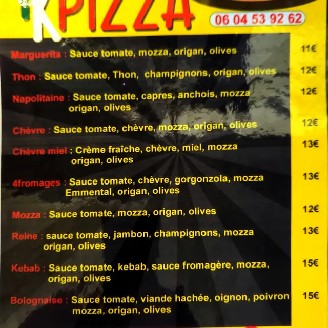 Flyer TK Pizza