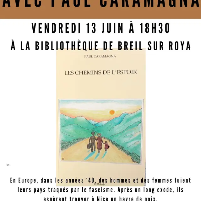 Rencontre auteur avec Paul Caramagna_Breil-sur-Roya