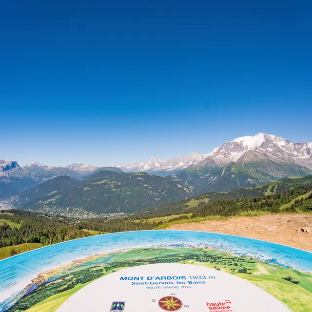 Le Mont d'Arbois au départ du Bettex