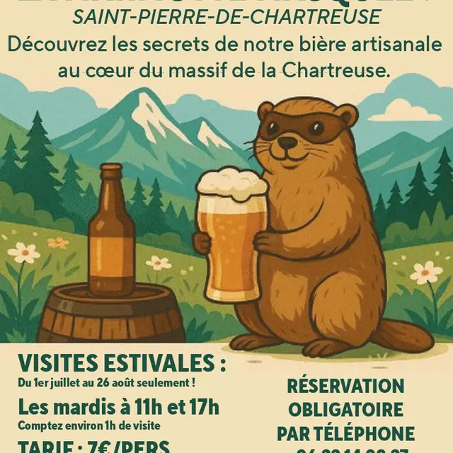 Visite guidée de la brasserie la Marmotte Masquée_Saint-Pierre-de-Chartreuse