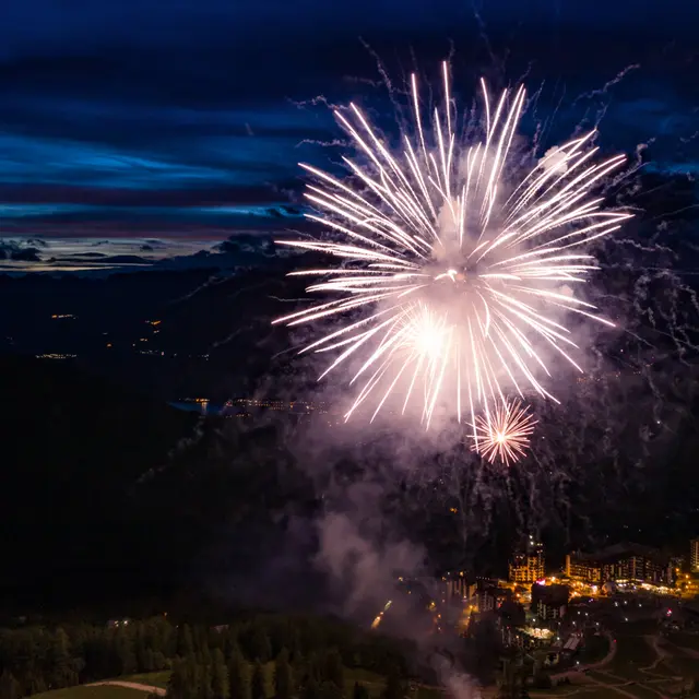 14 juillet : feu d'artifice_Les Orres